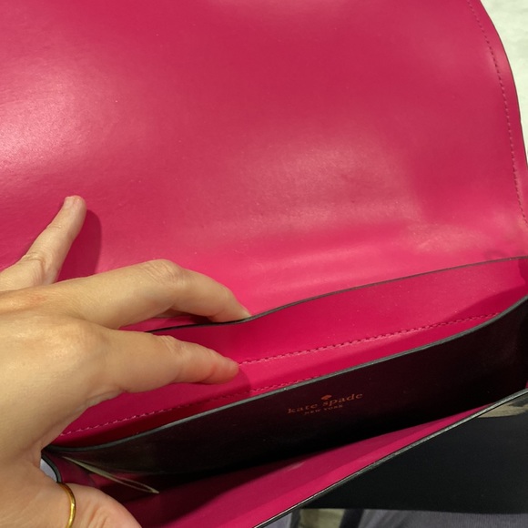 Black with pink detail Kate spade shoulder bag - Picture 5 of 5